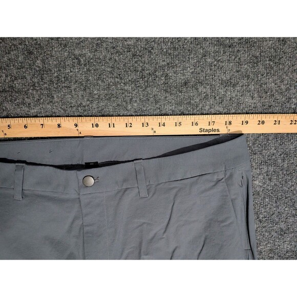 Lululemon ABC Trouser Pants Mens 38x31 Classic Fit Gray - Picture 4 of 7